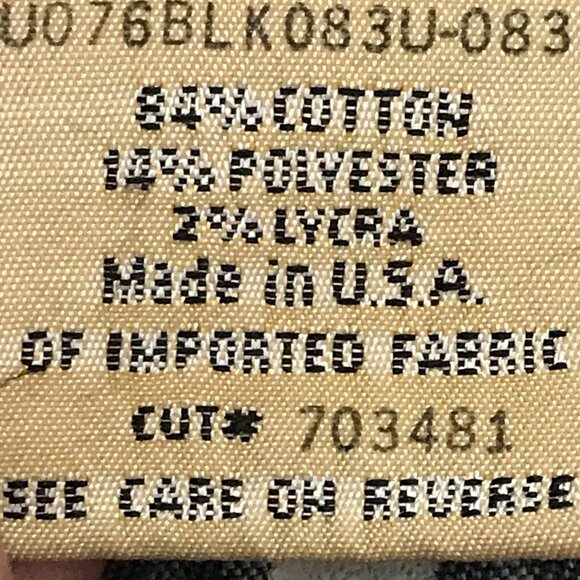 7 for All Mankind Flare Jeans Women 27 Black Low Rise Corduroy Hippie Preppy - Picture 12 of 13